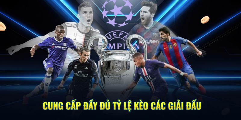 Cung cấp đầy đủ tỷ lệ odds các giải đấu
