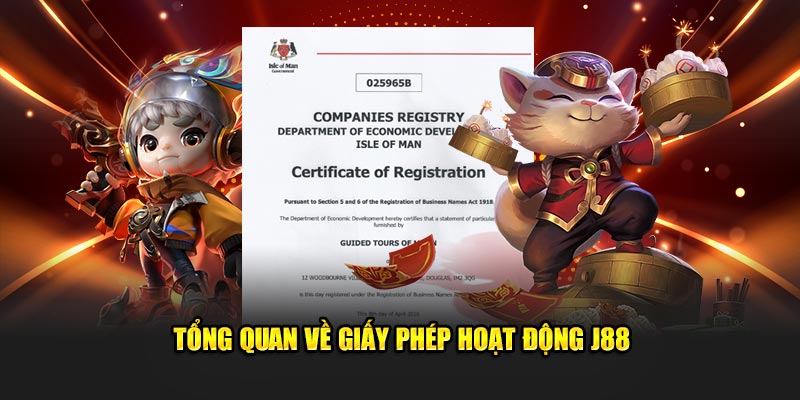 Khái quát về giấy phép hoạt động J88